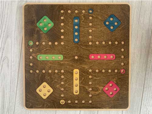 Aggravation Double Sided Laser Cut Wooden Board Game