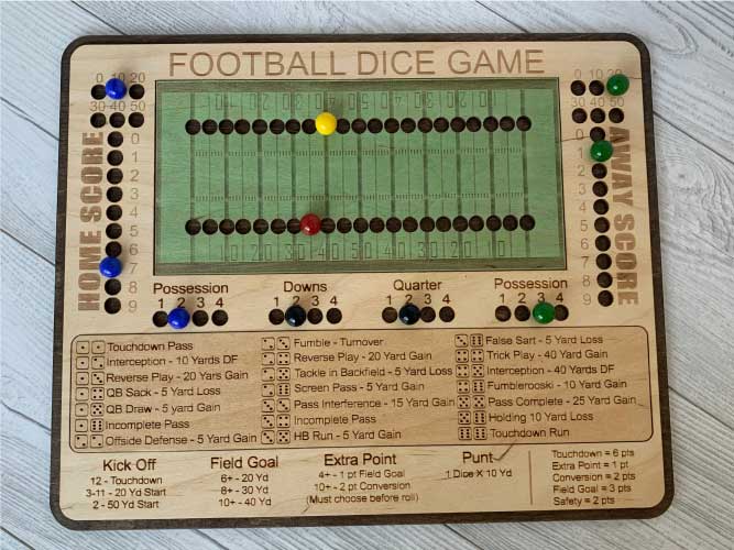 Football Dice Game