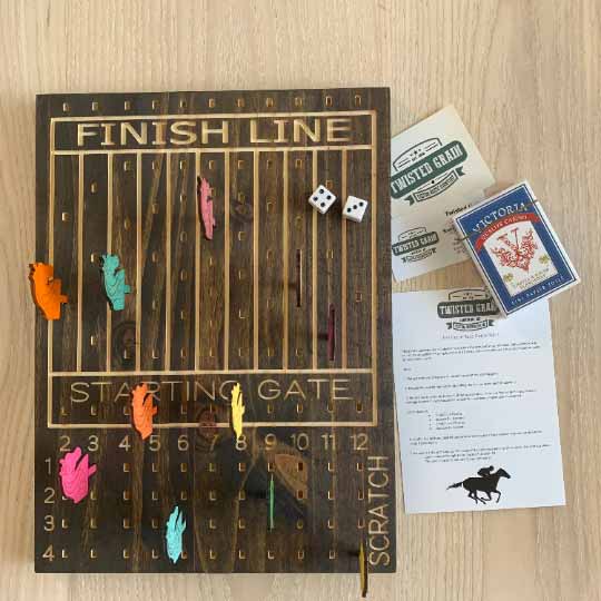 Horse Race Board Game | Wooden Board Game
