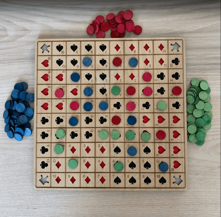 Wooden 5 in a row Board Game